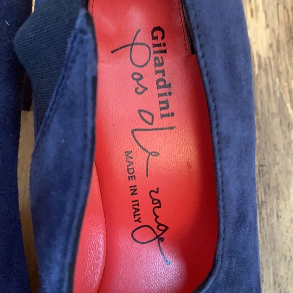 Gilardini navy suede pumps from Florence store - Picture 3 of 7